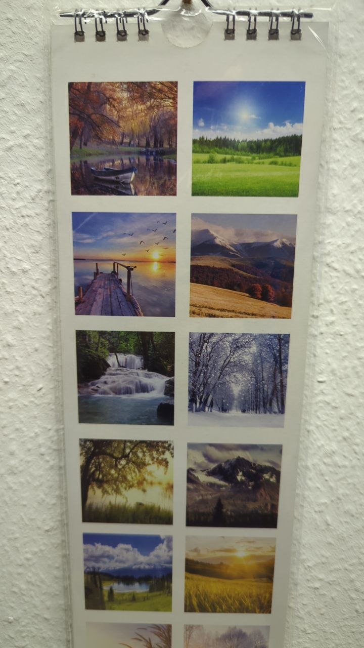 Naturfotografie-Kalender mit Landschaftsmotiven